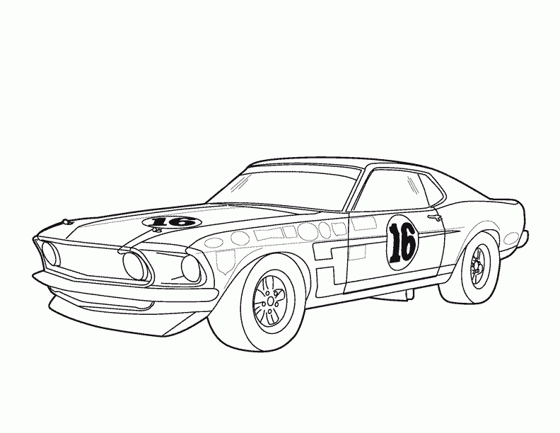 Sélection De Dessins De Coloriage Auto De Course À avec Voiture De Course Dessin 