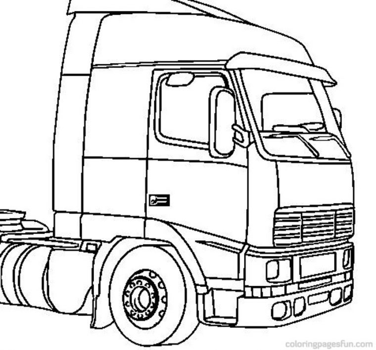 Sélection De Dessins De Coloriage Camion À Imprimer Sur avec Camion Gratuit