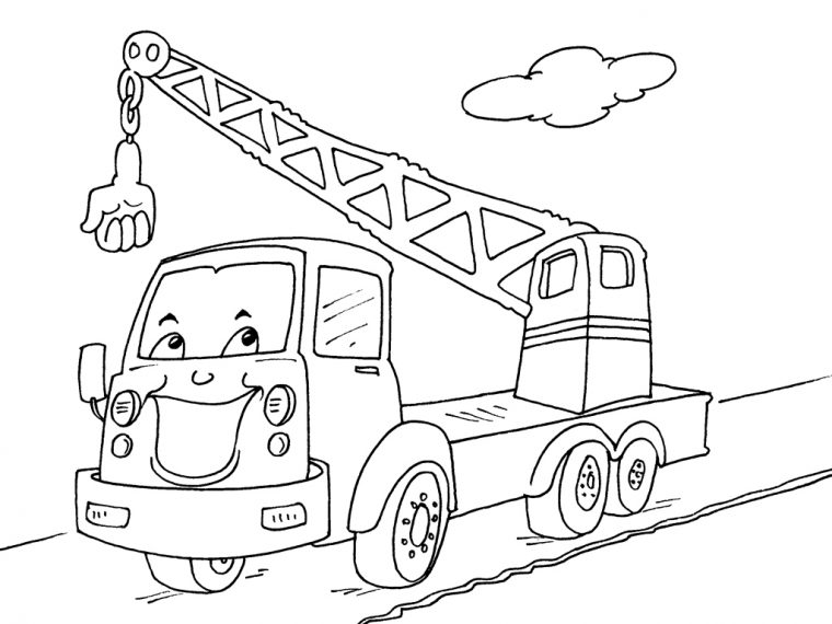 Sélection De Dessins De Coloriage Camion À Imprimer Sur destiné Coloriage Travaux