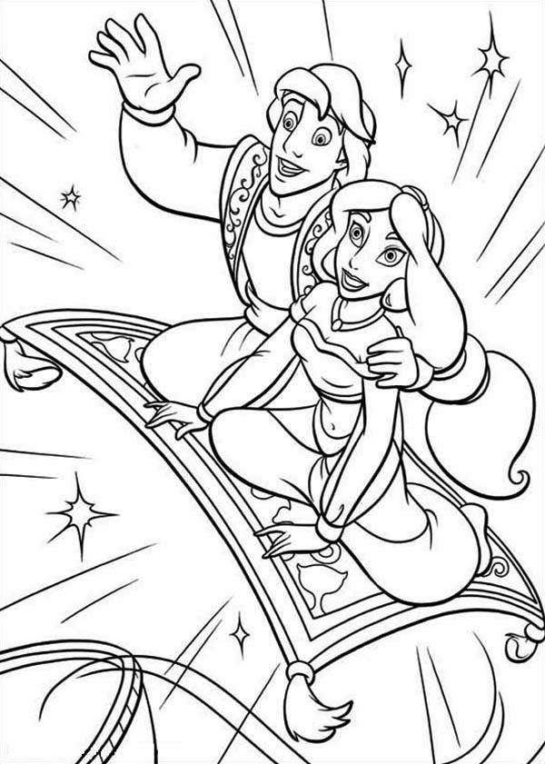 Sélection De Dessins De Coloriage Jasmine À Imprimer Sur tout Coloriage Ariel À Imprimer 