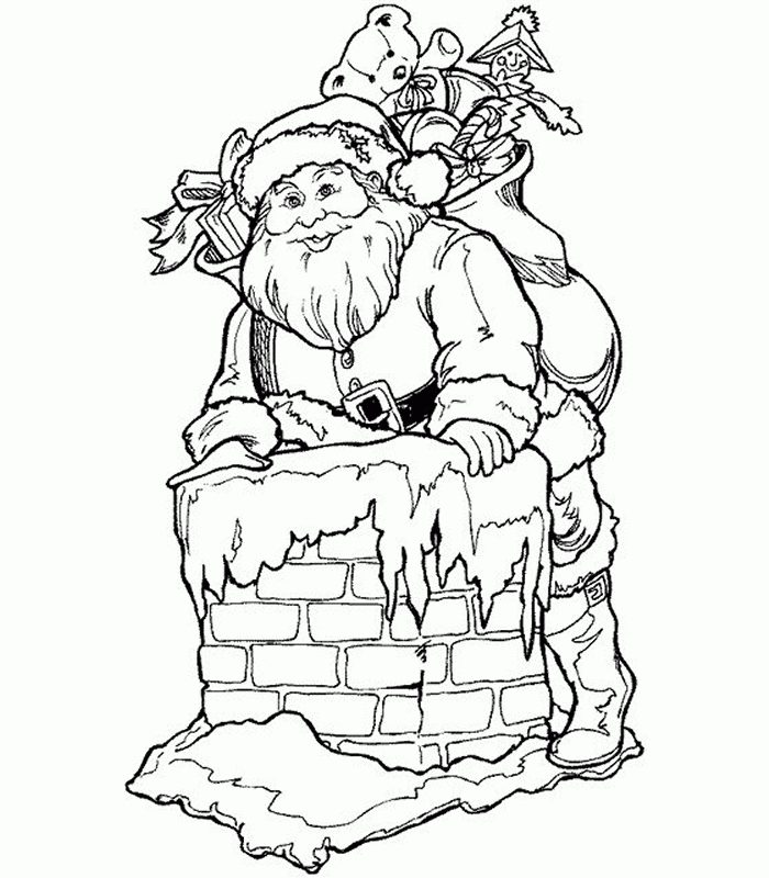 Sélection De Dessins De Coloriage Père Noël À Imprimer Sur à Coloriage De Père Noël 