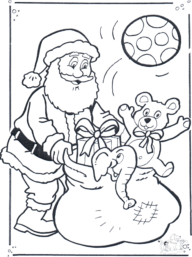 Sélection De Dessins De Coloriage Père Noël À Imprimer Sur à Coloriage De Père Noël 