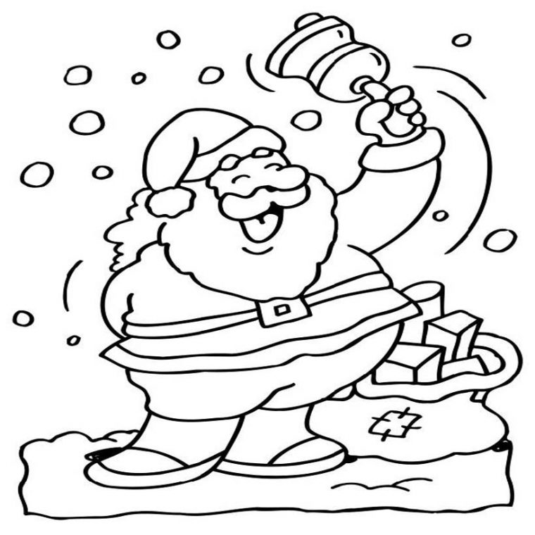 Sélection De Dessins De Coloriage Père Noël À Imprimer Sur à Pere Noel Dessin A Imprimer