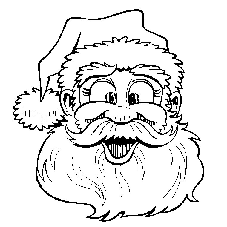 Sélection De Dessins De Coloriage Père Noël À Imprimer Sur encequiconcerne Dessin Du Pere Noel 