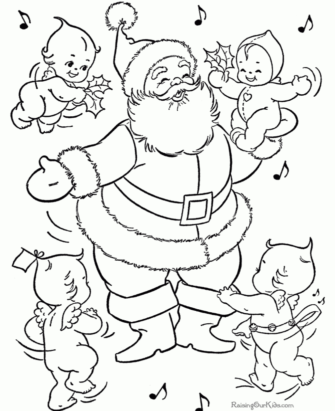 Sélection De Dessins De Coloriage Père Noël À Imprimer Sur pour Pere Noel Dessin A Imprimer 