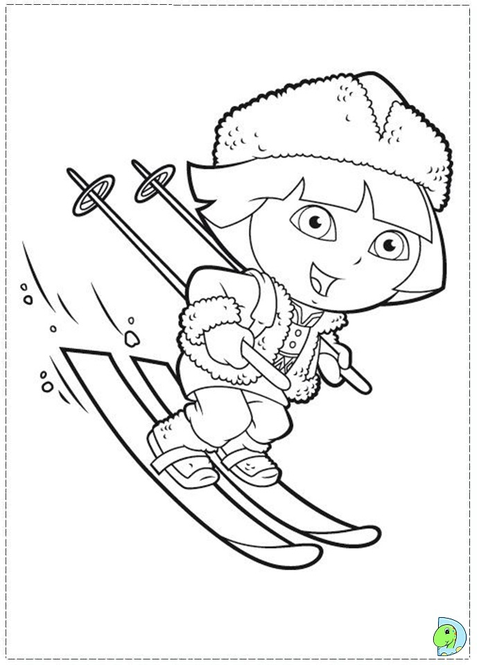 Sélection De Dessins De Coloriage Ski À Imprimer Sur destiné Dessin De Ski 