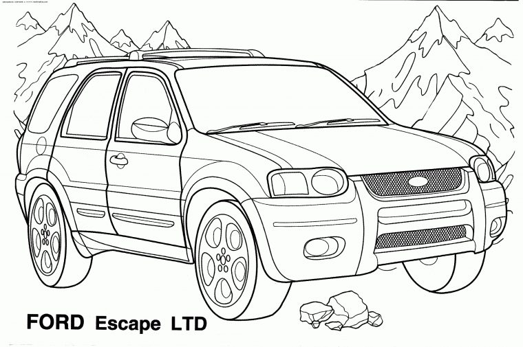 Sélection De Dessins De Coloriage Voiture À Imprimer Sur tout Coloriage A Imprimer Voiture