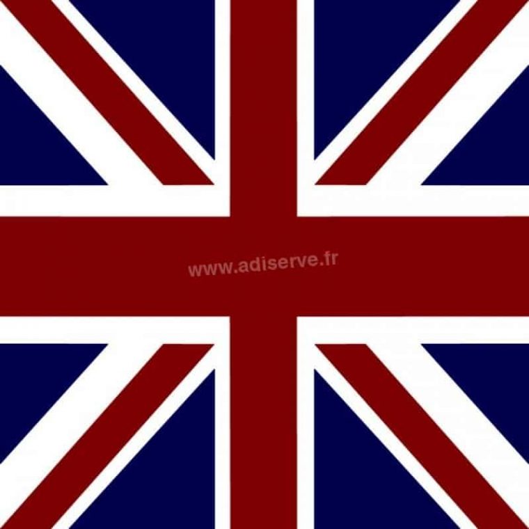 Serviette Cocktail Paviot Drapeau Anglais Par 20 – Adiserve dedans Drapeau Anglaid