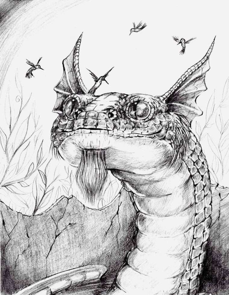 Seulement Coloriage De Bebe Dragon  Meilleur Coloriage intérieur Coloriage Dragon