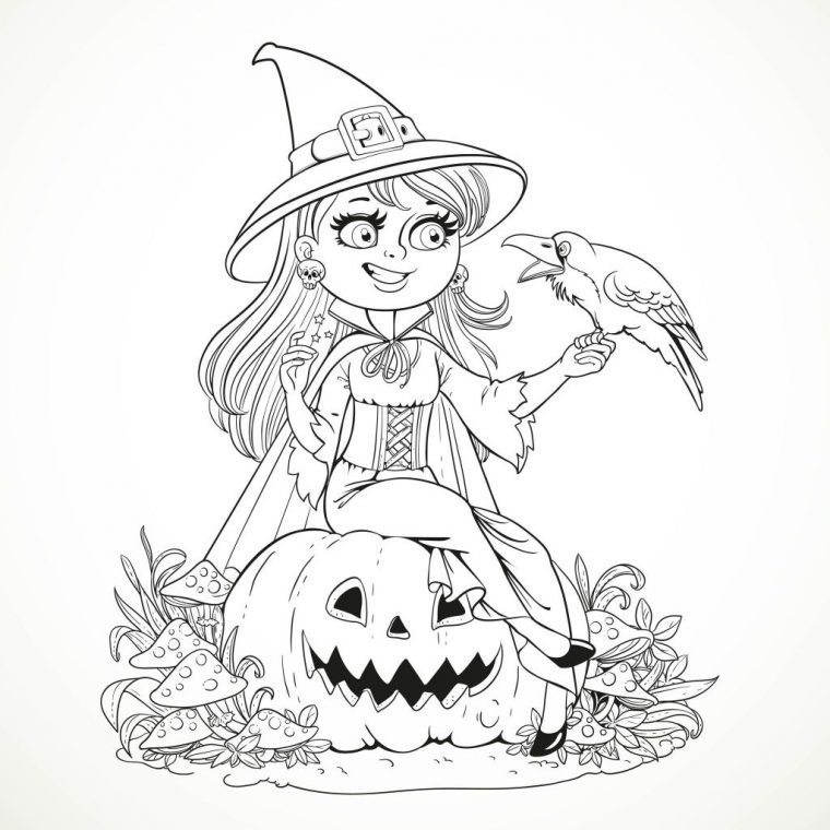 Sorciere Dessin Beau Collection Beau Dessin Halloween Deja destiné Dessins De Sorcières