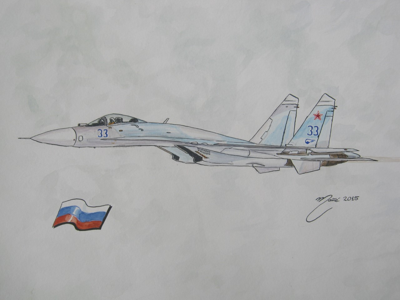 Soukhoï Su-27 : Avion De Chasse Polyvalent Soviétique Et dedans Avion De Chasse Dessin