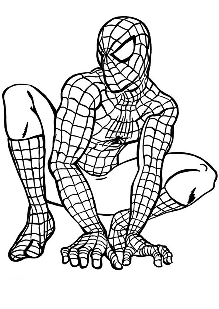 Spiderman 4 – Coloriage Spiderman – Coloriages Pour Enfants encequiconcerne Coloriage Spiderman