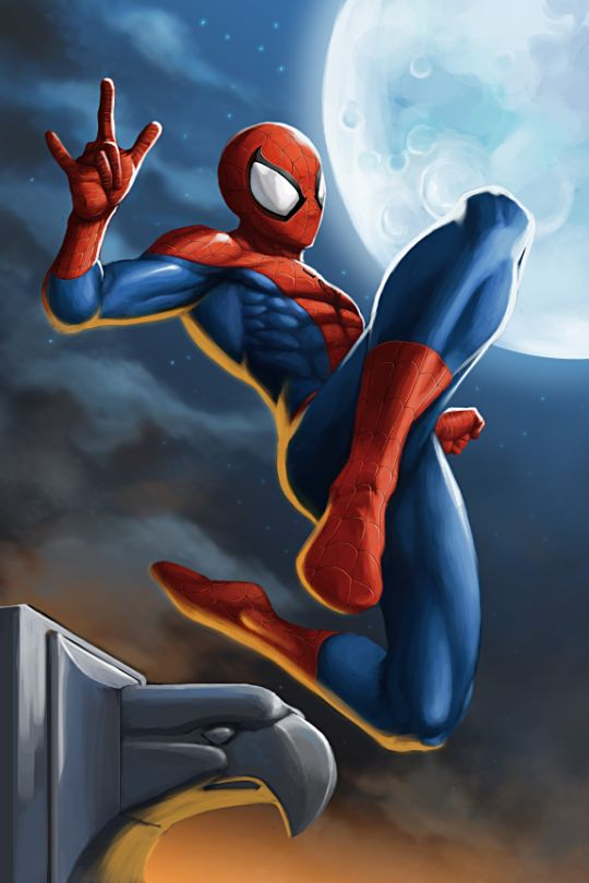 Spidey Illustrated By Herbert Kwan  Amazing Spiderman dedans Spiderman Jeux En Ligne