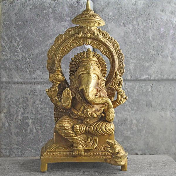 Statue Dieu Hindou Ganesh, Artisanat D&amp;#039;Art Indien Par destiné Objets Indiens 