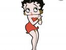 Sticker Betty Boop Shy - Stickers Dessins Animées avec Dessin De Betty Boop