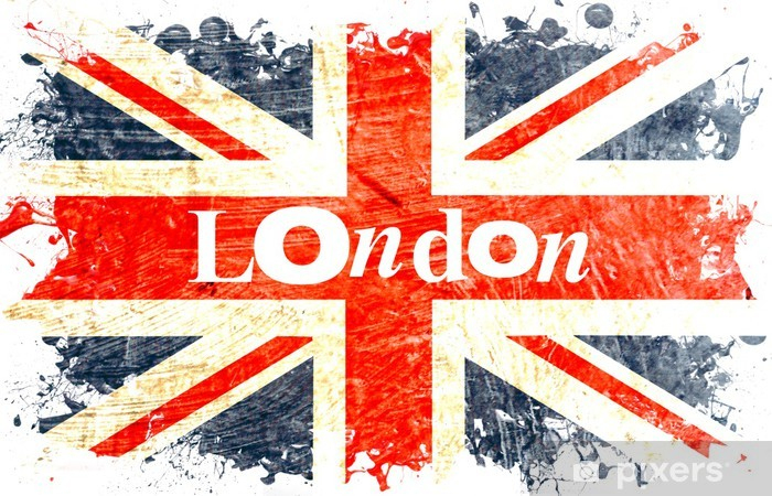 Sticker Drapeau Anglais Decoupe London • Pixers® – Nous à Drapeau Anglais À Imprimer