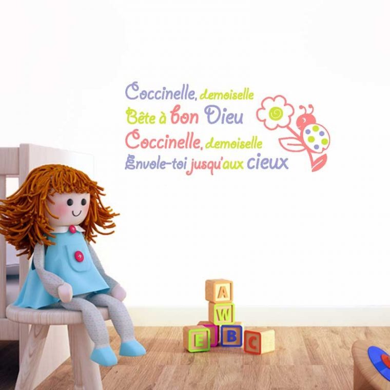 Stickers Comptine Chambre Bébé – Idées De Tricot Gratuit concernant Comptines Bebe Gratuit Ecouter