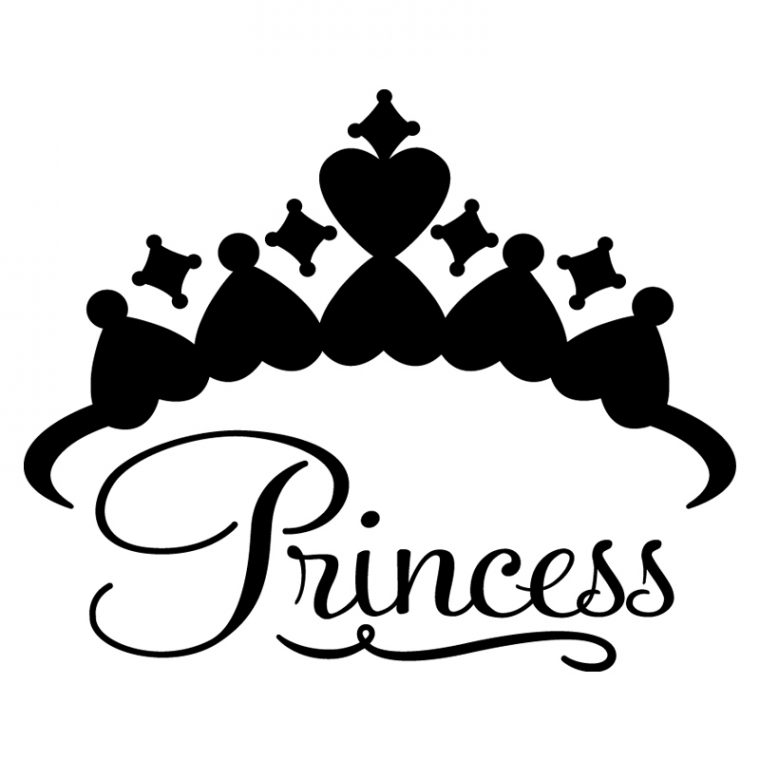 Stickers Muraux Swarovski Elements – Sticker Mural avec Dessin De Couronne De Princesse