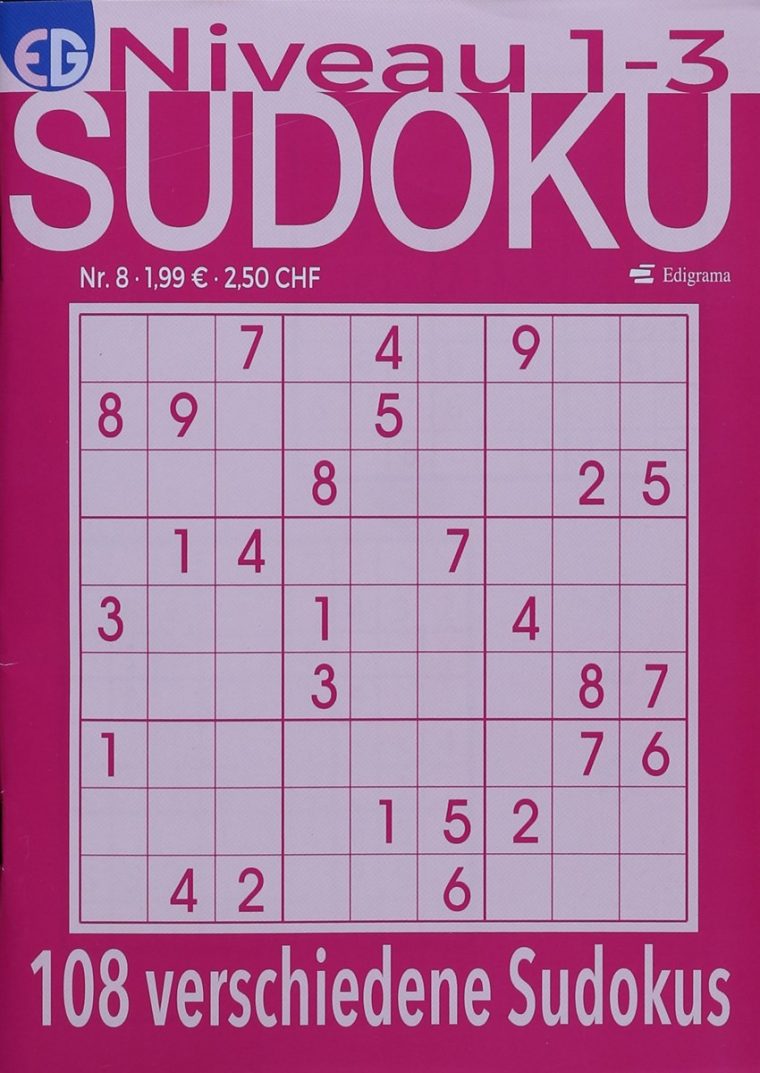 Sudoku Niveau 1-3 82019 – Zeitungen Und Zeitschriften Online concernant Comment Rã©Ussir Un Sudoku Difficile