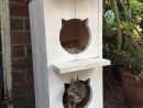 Superleuk Tuinhuis Voor De Katten Van Steigerhout destiné Cabane Hello Kitty