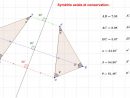 Symétrie Axiale Et Conservation. - Geogebra Avec Symetrie intérieur Symetrie Axial Primanyc