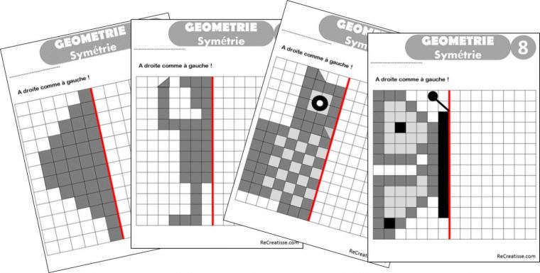 Symétrie Ce1 Exercices  Primanyc serapportantà Sã©Quence Symã©Trie Ce1