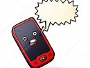 Téléphone Portable Dessin Animé Avec Bulle De Dialogue encequiconcerne Coloriage Portable
