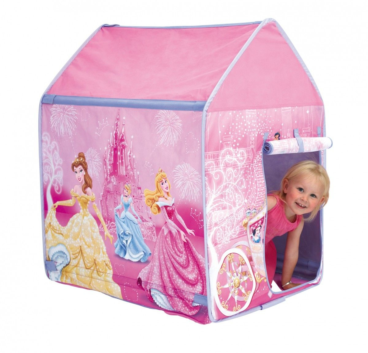 Tente De Jeu Maison Princesse Disney Coloris Rose  Tente encequiconcerne Cabane Hello Kitty