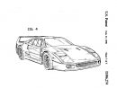 The Original Ferrari F40 Patent Drawings concernant Dessin Ferrari