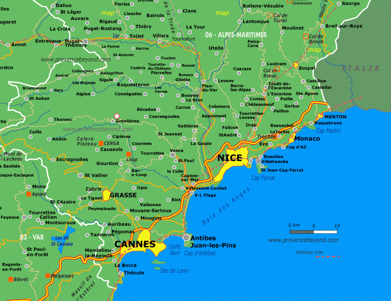 Tô Indo Para A França: Nice - Mapa Da Cidade serapportantà Carte De France Dã©Taill Gratuiteã©E 