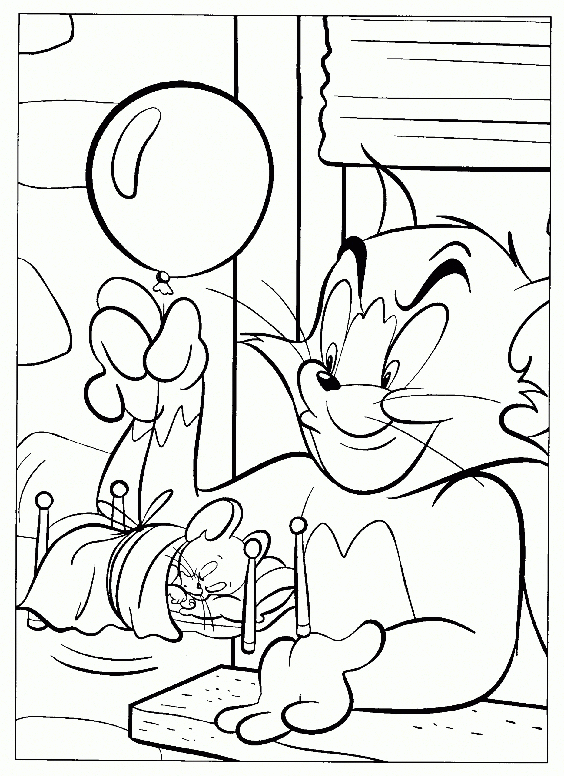 Tom Et Jerry Coloriages À Imprimer Colorier serapportantà Dessin De Tom Et Jerry