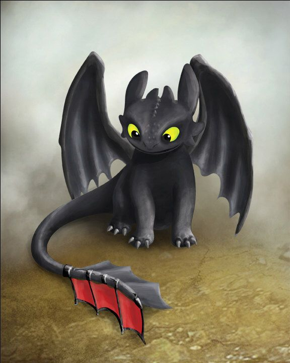 Toothless Inspired Dragon, How To Train Your Dragon à Dragon Croque Mou