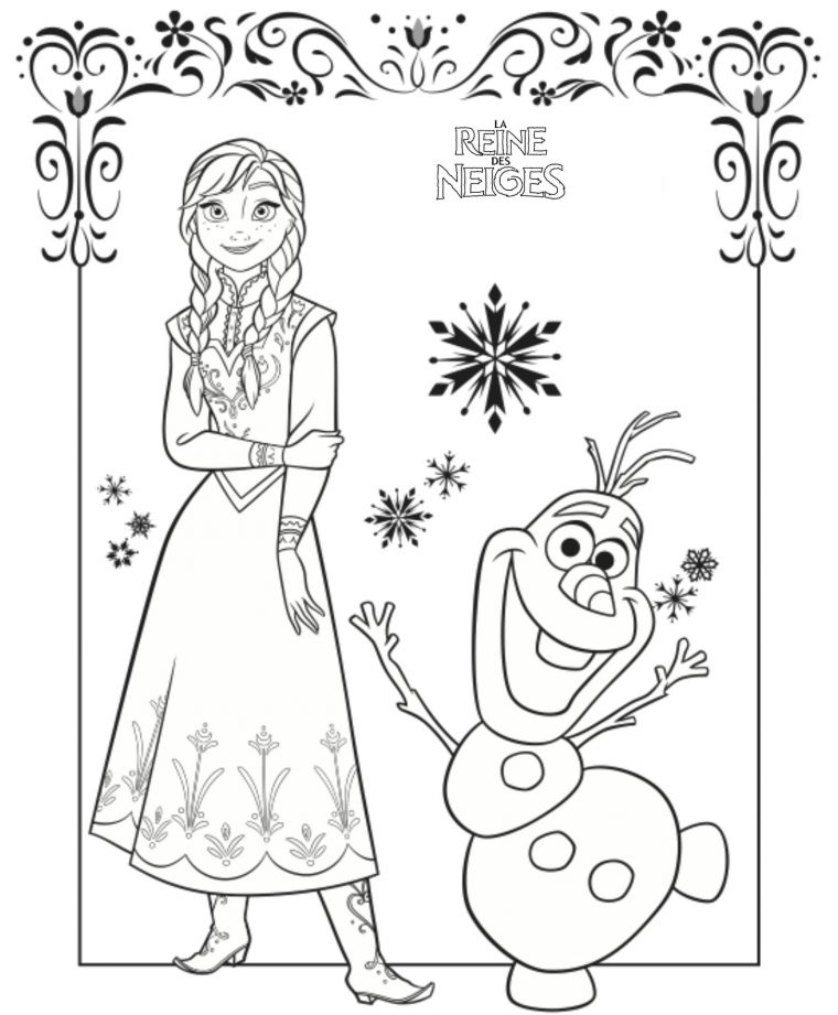 Top28+ Coloriage La Reine Des Neiges À Imprimer Gratuit concernant Coloriage Reine