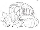 Totoro Coloring Pages Coloring Home  Totoro Drawing pour Coloriage Totoro