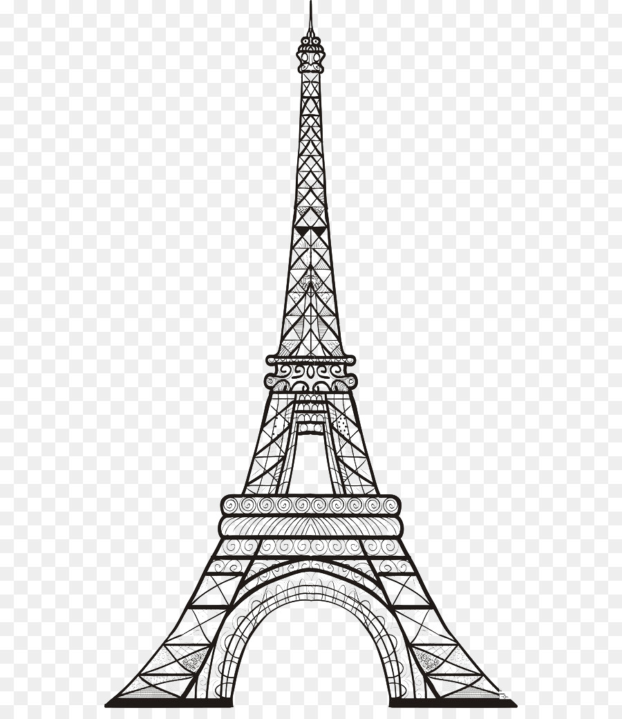 Tour Eiffel Dessin Png : Illustration De La Tour Eiffel Et pour Dessin Tour Eiffel 