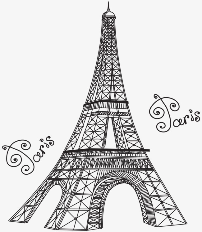 Tour Eiffel Drawing At Getdrawings  Free Download encequiconcerne Tour Eiffel Dessin 