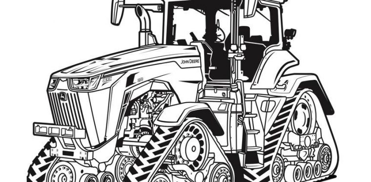 Tracteur A Colorier – Smc2 à Comment Dessiner Un Tracteur