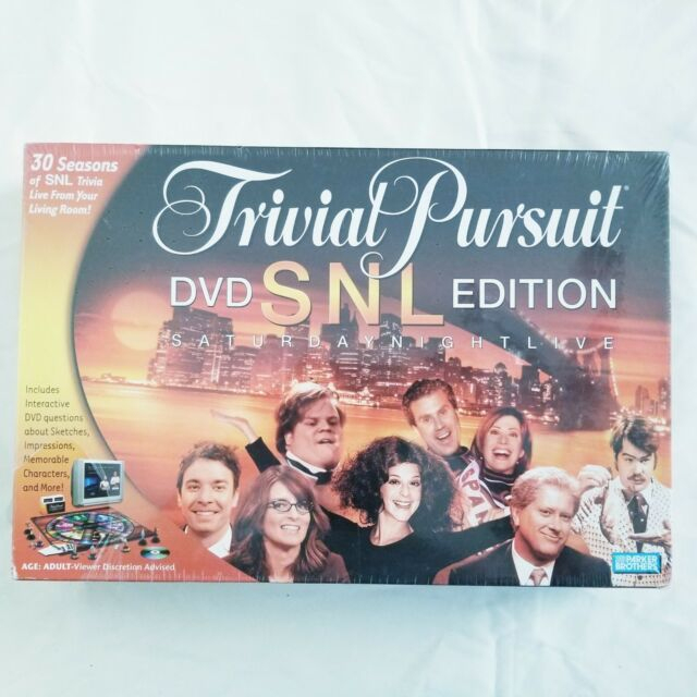 Trivial Pursuit Dvd Snl Edition Saturday Night Live Board pour Trivial Pursuit Live Reponses 