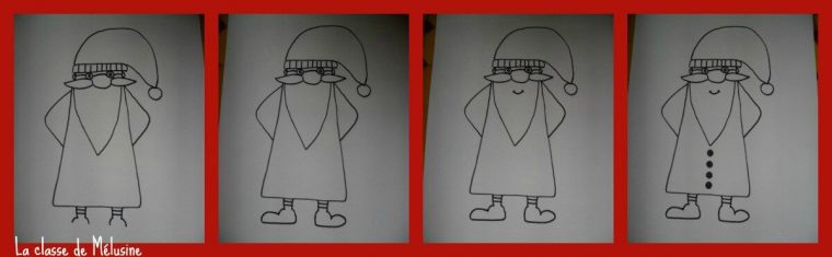 Tutoriel Dessin Pere Noel avec Dessiner Le Père Noël