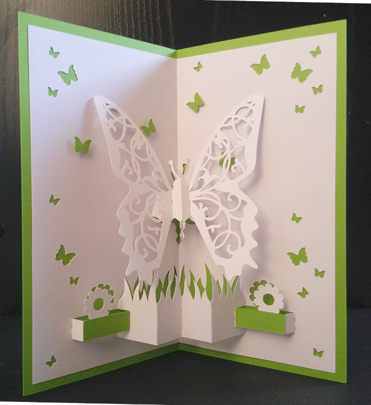 Une Carte Pop-Up Papillons intérieur Patron De Papillon À Imprimer 