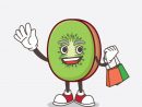 Une Image Personnage Mascotte Kiwi Fruit Tenant Doigt concernant Dessin De Kiwi