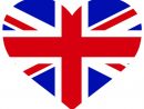 United Kingdom Coeur En Forme De Drapeau Uk Angleterre dedans Images Du Drapeau D Angleterre
