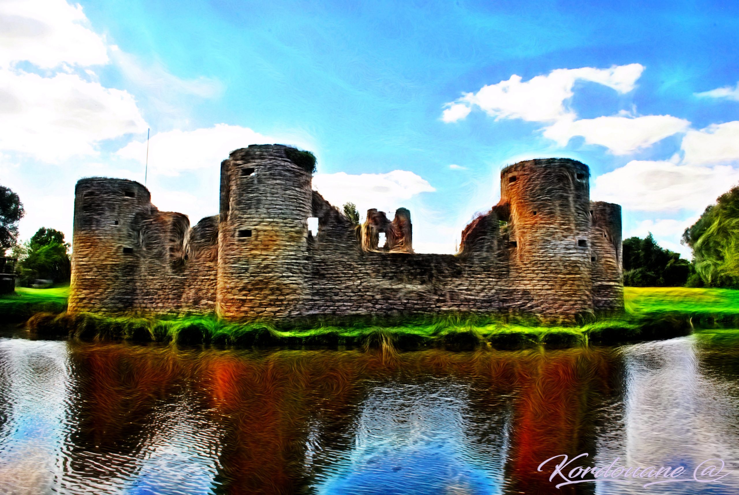 Vestige D&amp;#039;Un Château Fort By Kordouane Photoshop Photo dedans Chateau Fort Description 