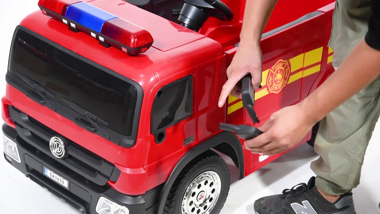 Vidéo De Montage - Camion De Pompier Electrique avec Vidéo Camion Pompier