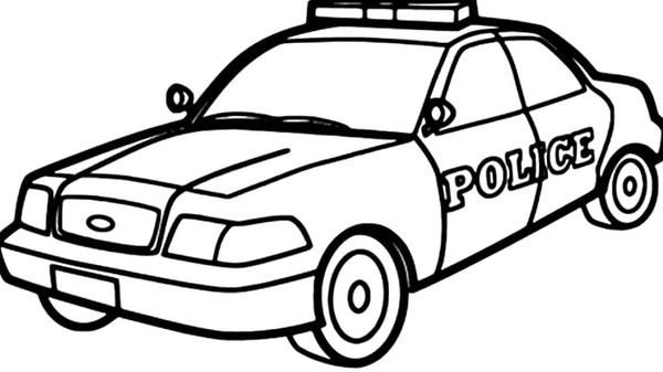 Voiture De Police  Coloring Pages, Law Enforcement, Color destiné Dessin Voiture De Police