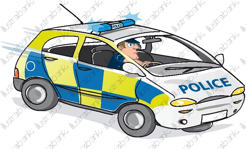 Voiture De Police Illustration Libre De Droit Sur tout Dessin De Police 