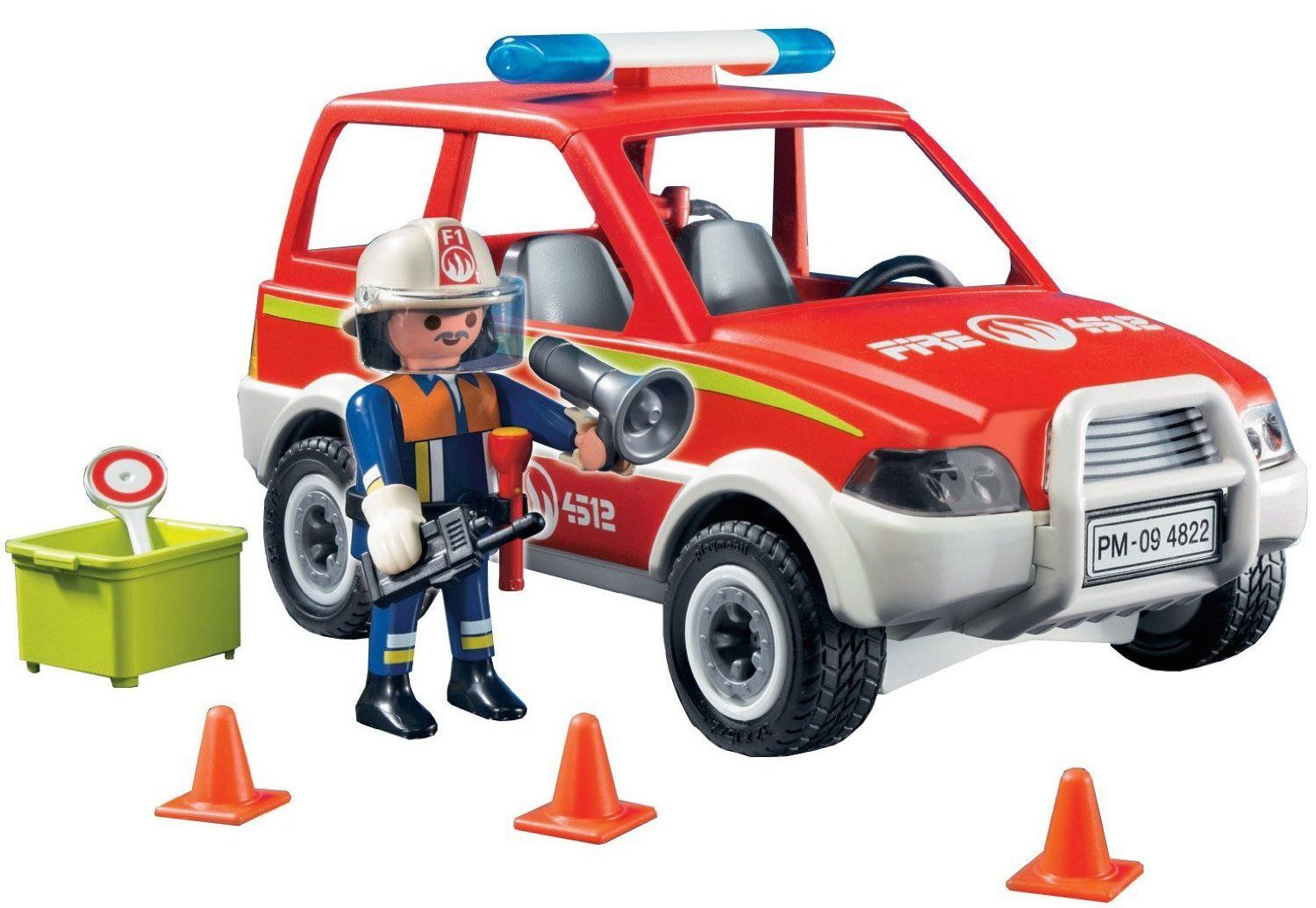 Voiture Pompier Playmobil D&amp;#039;Occasion pour Voiture Pompier Playmobil 