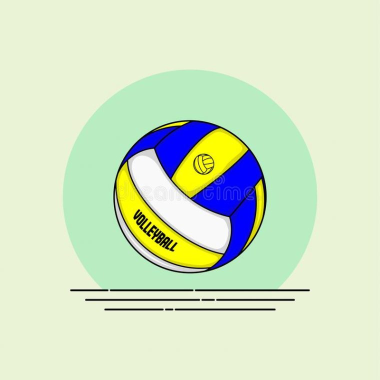 Volley Ball Vector Illustration Stock Vector à Dessin Volley