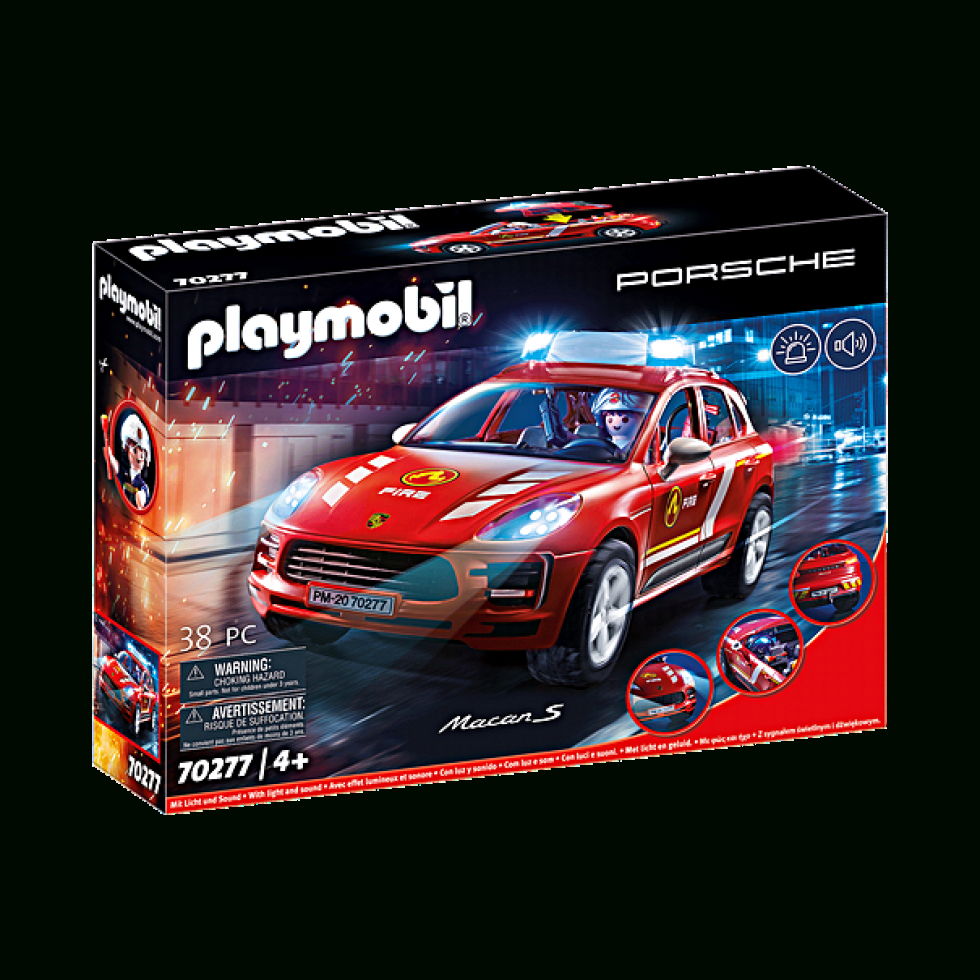Wap0401100Mpmf Playmobil Macan S Pompier Porsche Québec destiné Voiture Pompier Playmobil 