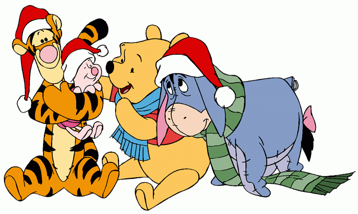 Winnie The Pooh Christmas Clip Art  Disney Clip Art Galore encequiconcerne Winnie Noel